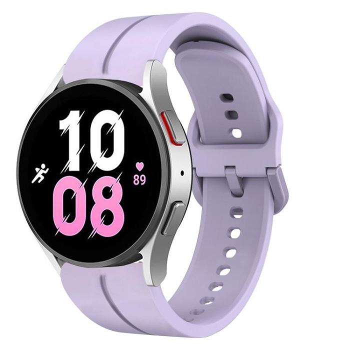 OEM - Galaxy Watch 6 Classic (43mm) Armband Silikon - Lila