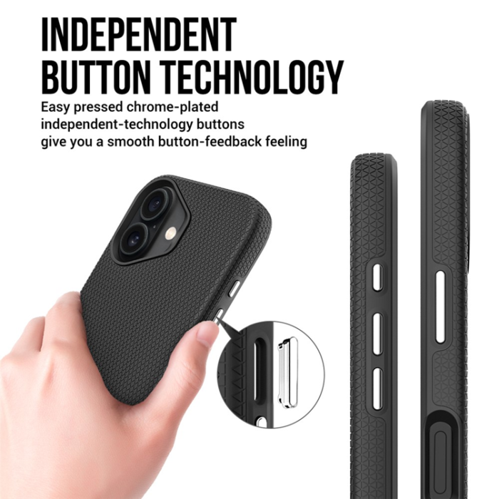 A-One Brand - iPhone 17 Mobilskal MagSafe Protective TPU+PC - Svart
