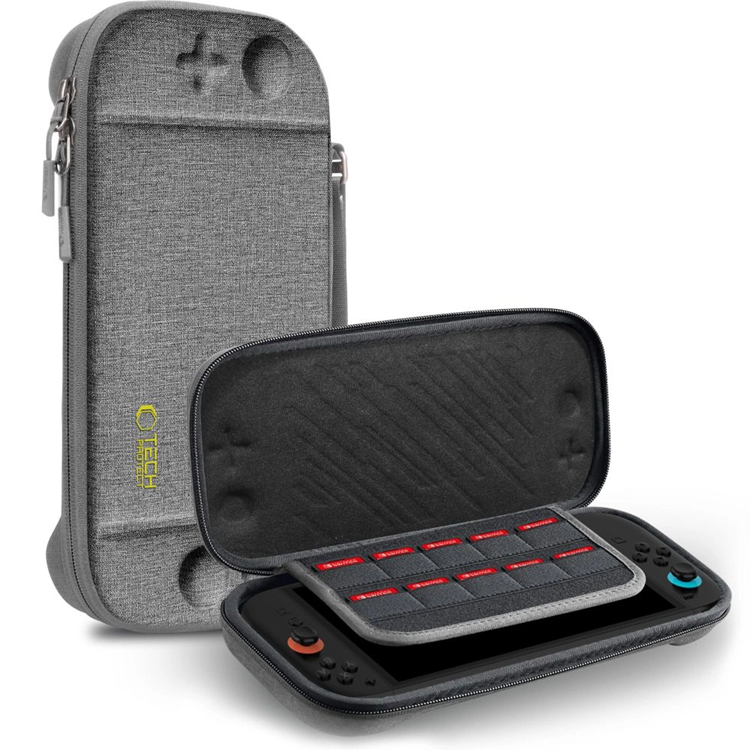 Tech-Protect Nintendo Switch 2 Fodral Slim - Mörkgrå | 2353 | AlltMobil