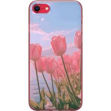 iSecrets - Mobilskal till Apple iPhone SE (2020) med Rosa Tulpaner