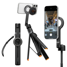 Spigen - Spigen Selfiestick Bluetooth Tripod S582W - Svart
