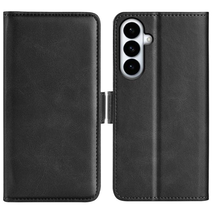 OEM - Plånboksfodral för Samsung Galaxy S26 Plus Konstläder - Svart