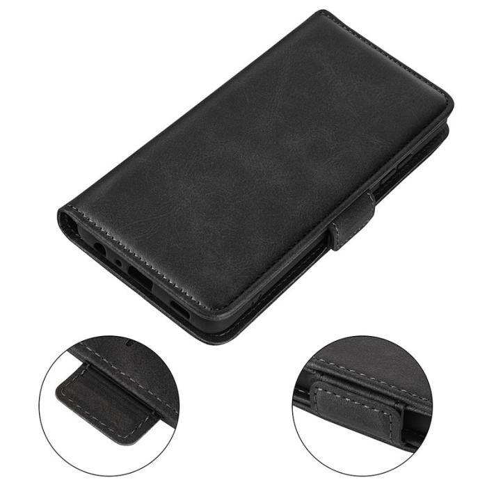 OEM - Plånboksfodral för Samsung Galaxy S26 Plus Konstläder - Svart