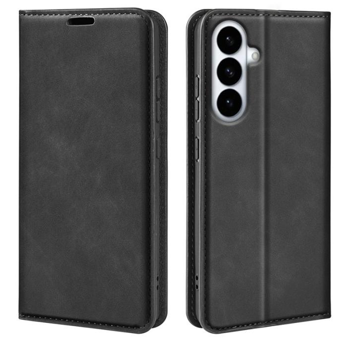 OEM - Plånboksfodral för Samsung Galaxy S26 Plus Konstläder - Svart