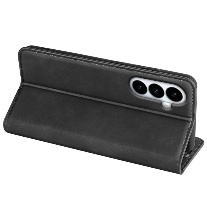 OEM - Plånboksfodral för Samsung Galaxy S26 Plus Konstläder - Svart