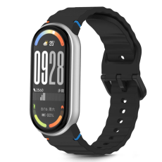 Tech-Protect - Tech-Protect Xiaomi Smart Band 8/9/10/NFC Armband Silikon - Svart