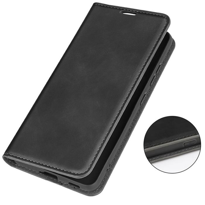 OEM - iPhone 15 Pro Max Plånboksfodral Flip PU-Läder - Svart
