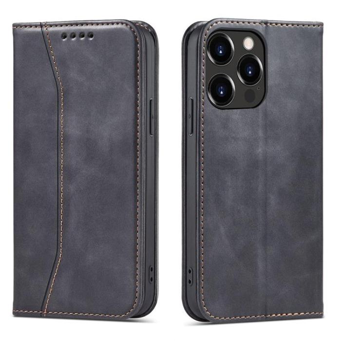 OEM - iPhone 13 Pro Max Plånboksfodral Magnet Fancy - Svart