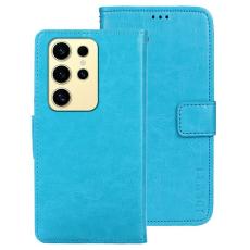 IDEWEI - IDEWEI Mobilfodral f&ouml;r Samsung Galaxy S26 Ultra Kickstand Konstl&auml;der - Ljusbl&aring;