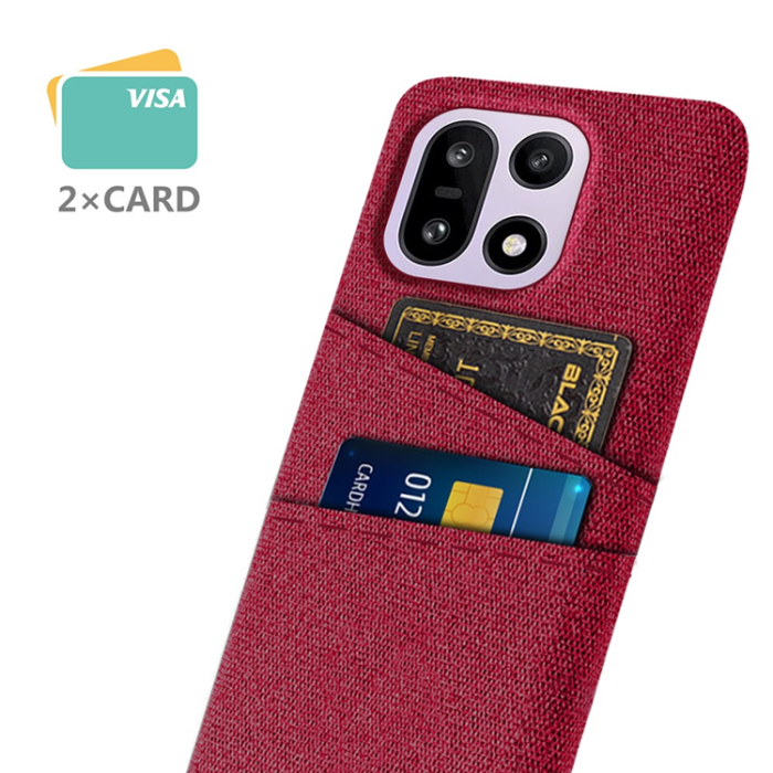 A-One Brand - OnePlus 15 5G Mobilskal Korthållare Cloth + Hard PC