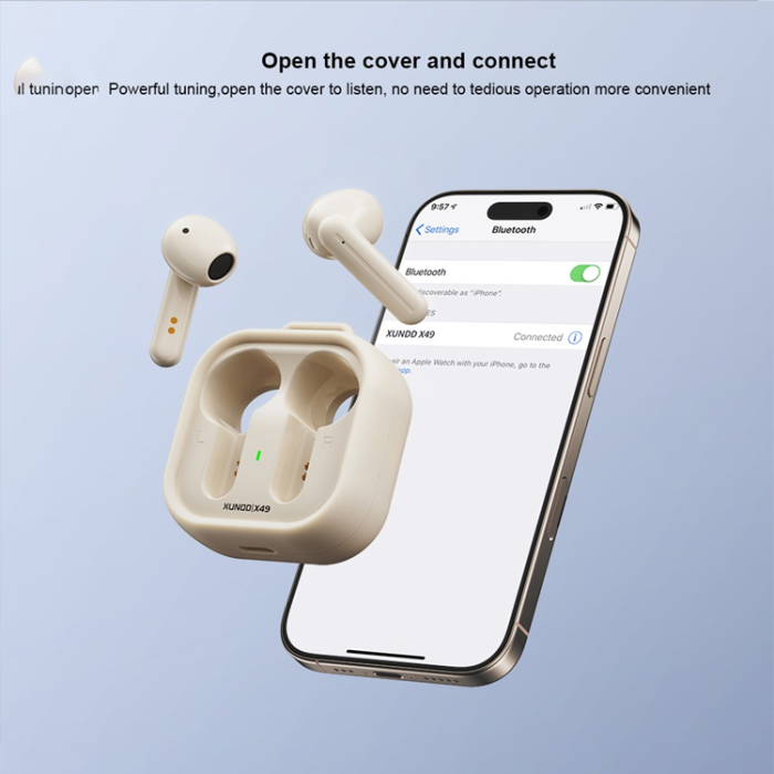 XUNDD - XUNDD Trådlösa Bluetooth 5.3 Hörlurar In-ear X49
