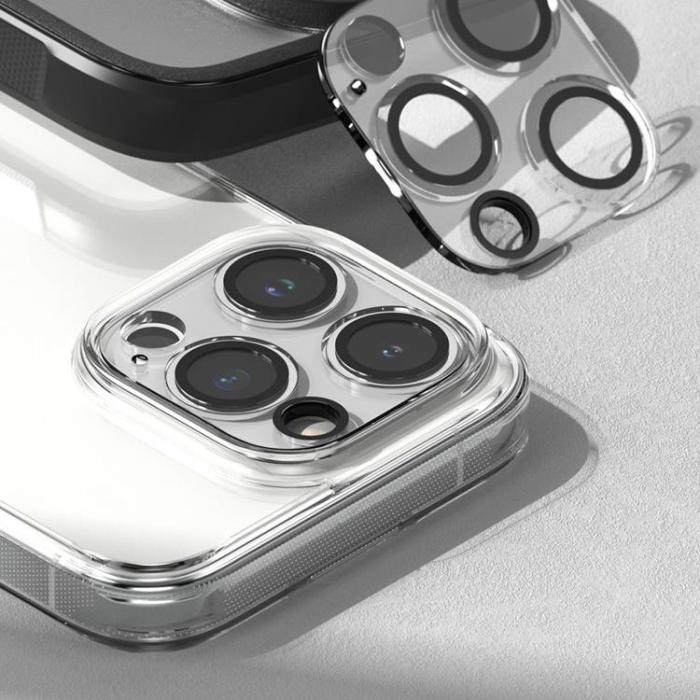 Ringke - [2-Pack] Ringke iPhone 15 Pro Max Kameralinsskydd i Härdat Glas - Svart