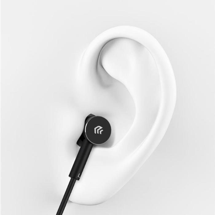 Devia - Devia In-Ear Trådbundna Hörlurar USB-C Smart M1 Digital Metal - Svart
