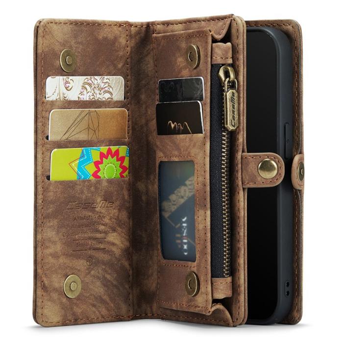 Caseme - CASEME 008 Series Mobilskal till iPhone 11 2-i-1 Magnetisk Brun