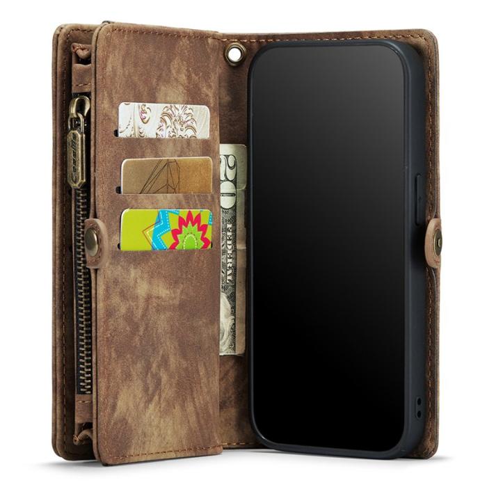 Caseme - CASEME 008 Series Mobilskal till iPhone 11 2-i-1 Magnetisk Brun