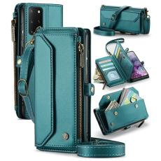 Caseme - CASEME Pl&aring;nboksfodral Konstl&auml;der f&ouml;r Samsung Galaxy S20 Plus - Gr&ouml;n