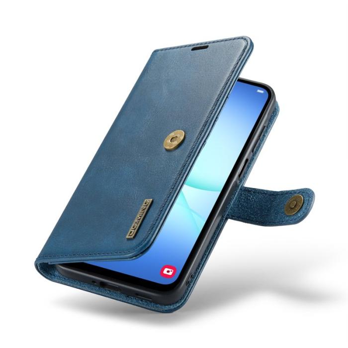 DG.MING - DG.MING Samsung Galaxy A17 5G Plånboksfodral Äkta läder - Blå