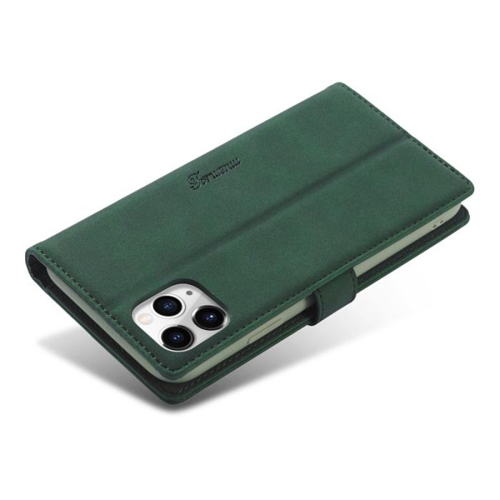 FORWENW - FORWENW iPhone 12 mini Plånboksfodral i Konstläder - Grön
