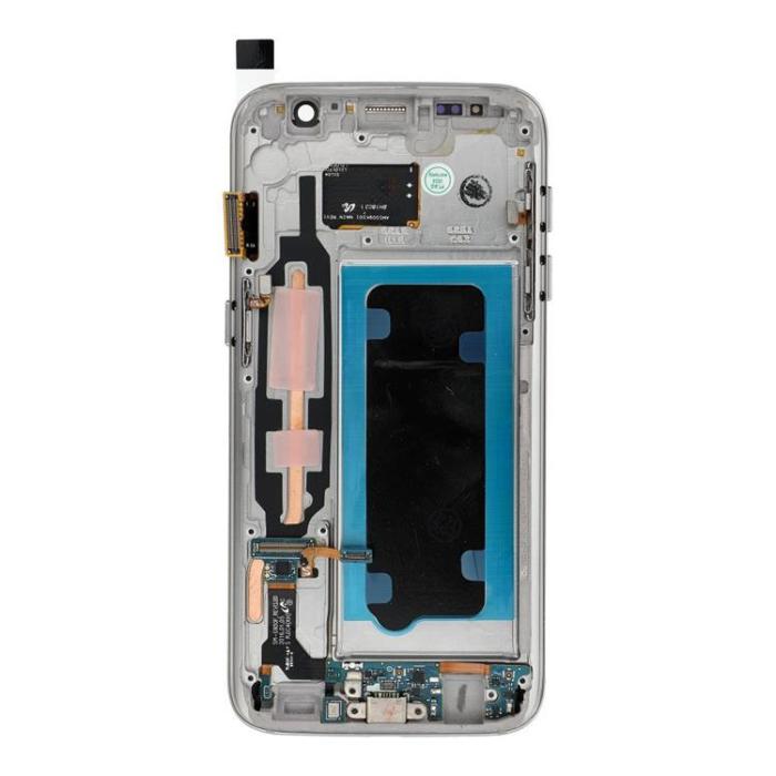 SpareParts - Galaxy S7 Skärm med LCD-display FixCell Renoveradde - Guld