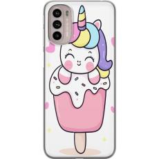 iSecrets - Mobilskal till Motorola Moto G41 med Glad enhörning