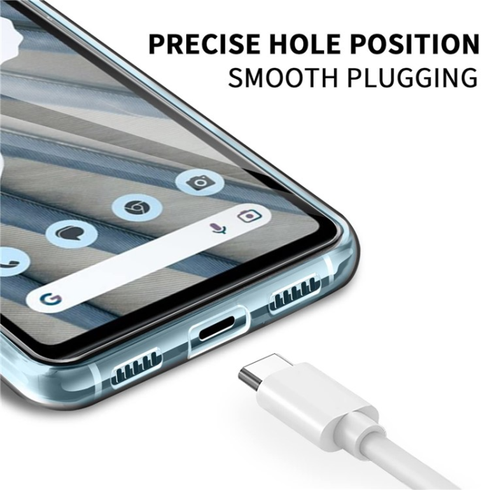 A-One Brand - Google Pixel 7A Kit Mobilskal Och Härdat Glas Skärmskydd