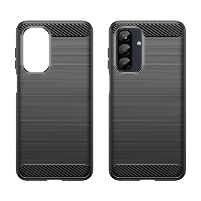 OEM - Galaxy A26 Mobilskal Carbon Flexible - Svart