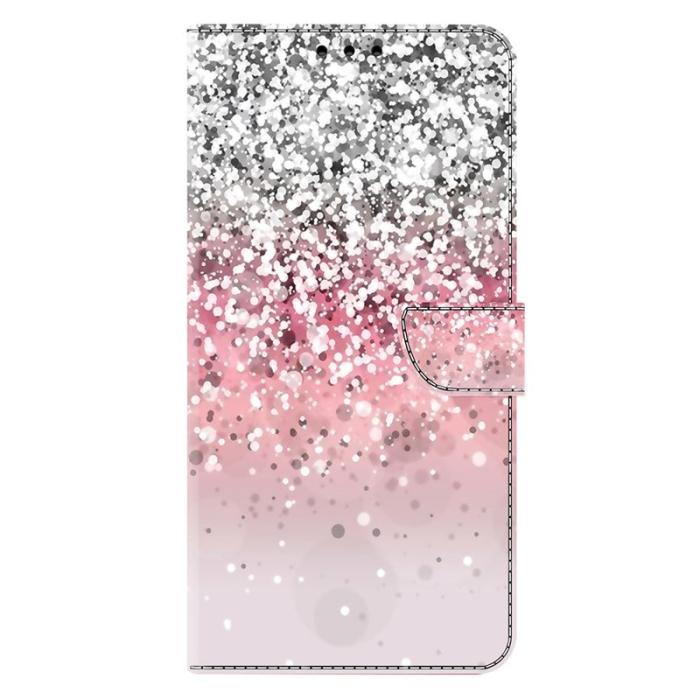 OEM - Samsung Galaxy S26 Fodral Magnetisk Stängning 3D Mönster Äkta Läder - Gradient