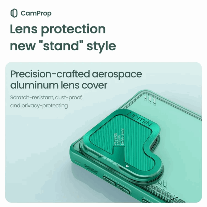 Nillkin - Nillkin Galaxy S25 Ultra Mobilskal Iceblade Prop Kickstand - Svart