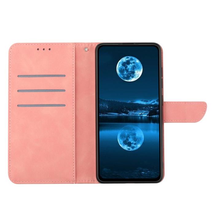 OEM - Samsung Galaxy S26 Ultra Skal PU Läder Flip Fodral - Rosa