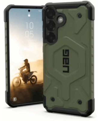 UAG Galaxy S25 Mobilskal MagSafe Pathfinder Magnet - Olive