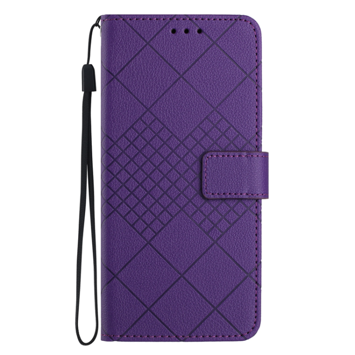 A-One Brand - OnePlus Nord 5 Plånboksfodral Litchi Imprint - Mörklila