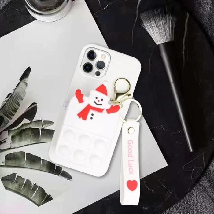 OEM - SnowMan Silicone Skal iPhone 11 - Vit