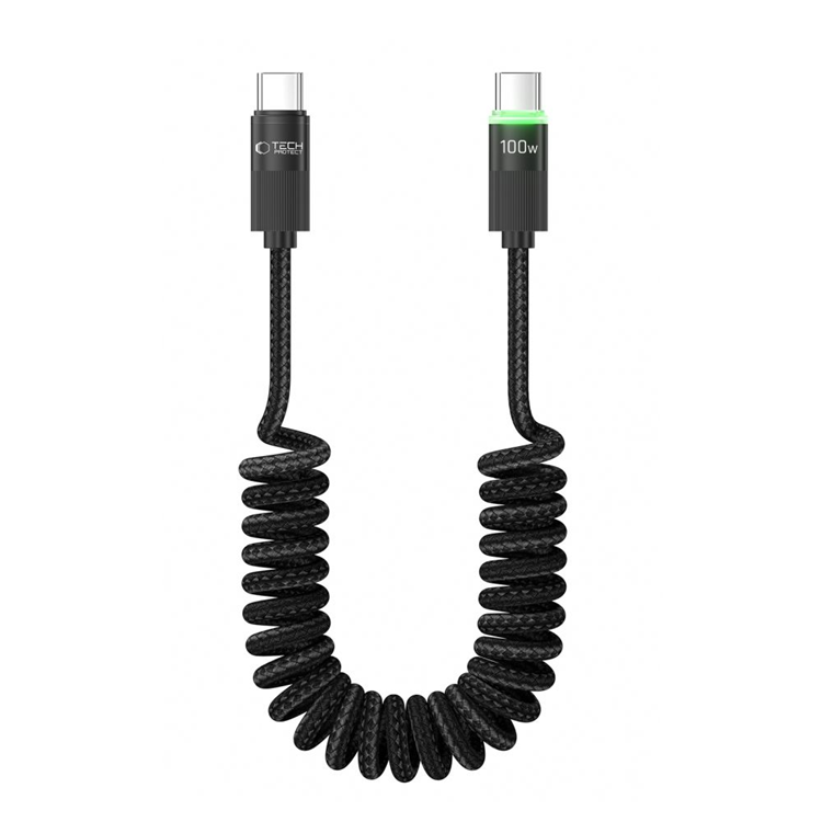 Tech-Protect USB-C Kabel (1.8m) Ultraboost - Svart | 3541 | AlltMobil