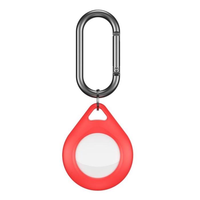 KeyBudz - Keybudz 4-Pack Secure Dock För AirTag - Röd