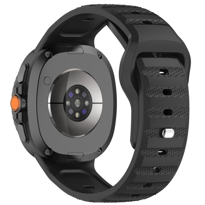 A-One Brand - Galaxy Watch 8/8 Classic (40/44/46mm) Armband Dot Pattern - Svart