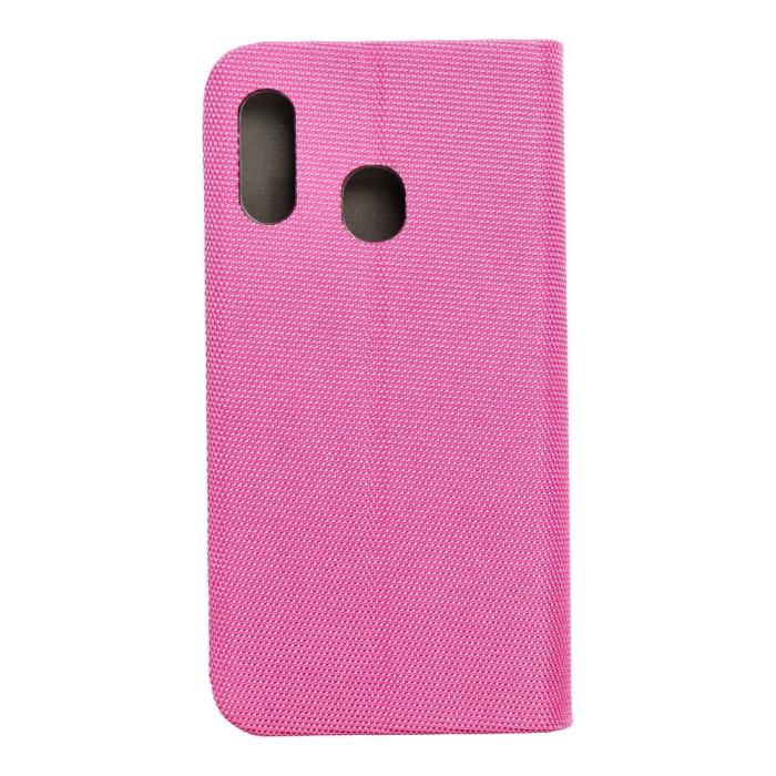 UTGATT1 - Galaxy A20e Plånboksfodral Sensitive Nylon Ljus- Rosa