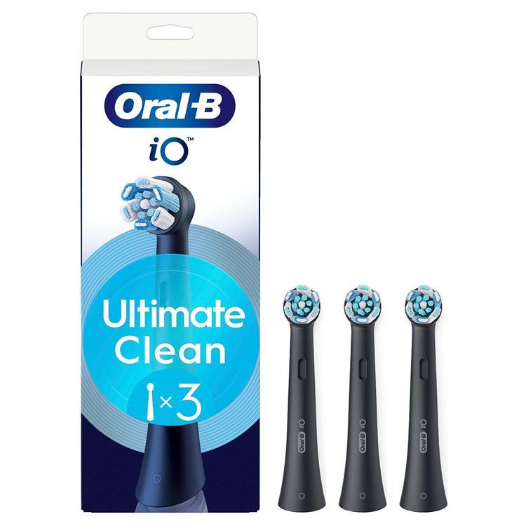 Oral B Borsthuvud iO Ultimate Clean 3st - Svart