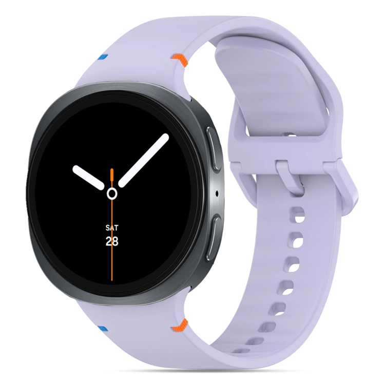 Tech-Protect Galaxy Watch 8 (40/44/46mm) Armband Silikon - Lila | 5123 | AlltMobil