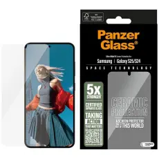 PanzerGlass - PanzerGlass Galaxy S25 Härdat Glas Skärmskydd Keramisk Ultra-Wide Fit