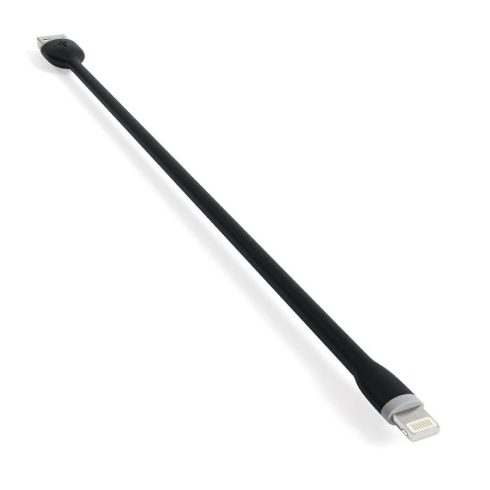 UTGATT5 - Satechi Flexibel Lightning-kabel 25 cm - Svart