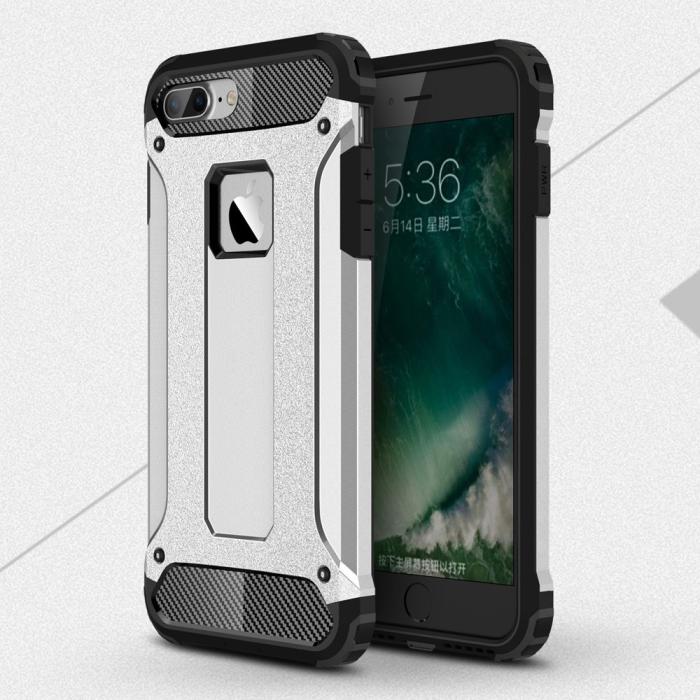 A-One Brand - Hybrid Armor Mobilskal till Apple iPhone 7 Plus - Silver