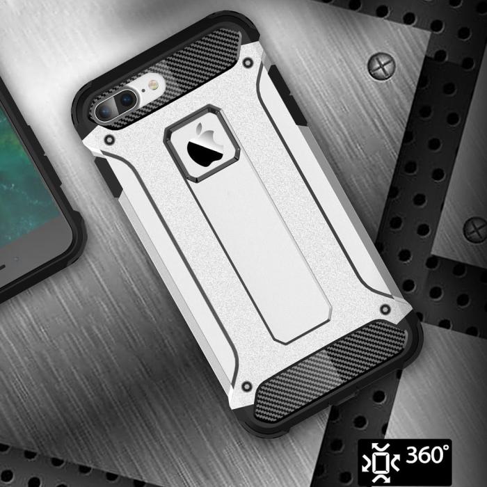 A-One Brand - Hybrid Armor Mobilskal till Apple iPhone 7 Plus - Silver