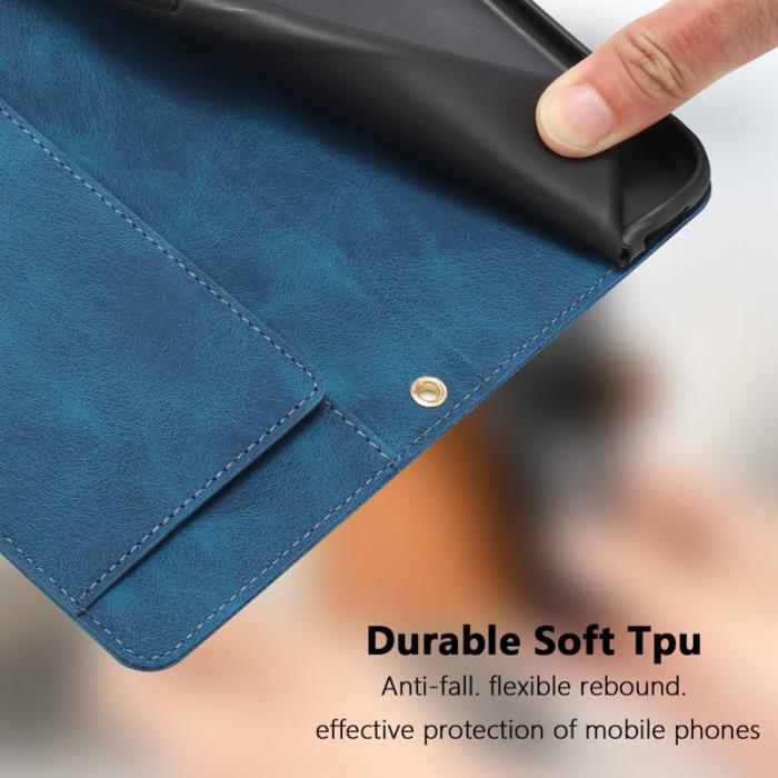 OEM - Tulip Samsung Galaxy S26 Plus Fodral KonstLäder - Blå