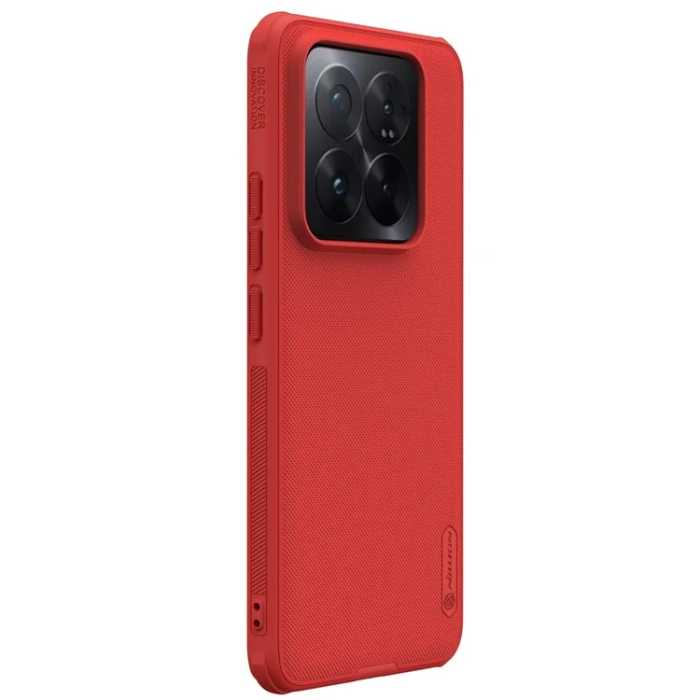 Nillkin - Nillkin Xiaomi 14 Pro Mobilskal Super Frosted Shield Pro - Röd