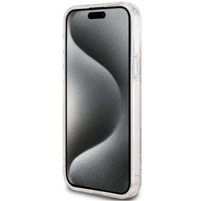 Guess - Guess iPhone 15/14/13 Mobilskal Magsafe IML GCube - Brun