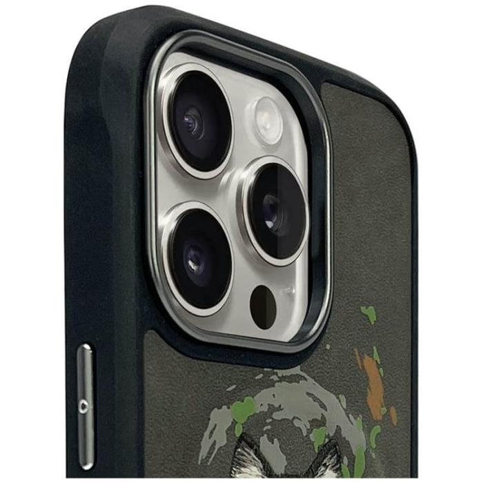 NIMMY - Nimmy iPhone 16 Pro Max Mobilskal MagSafe Wolf - Mörkgrå