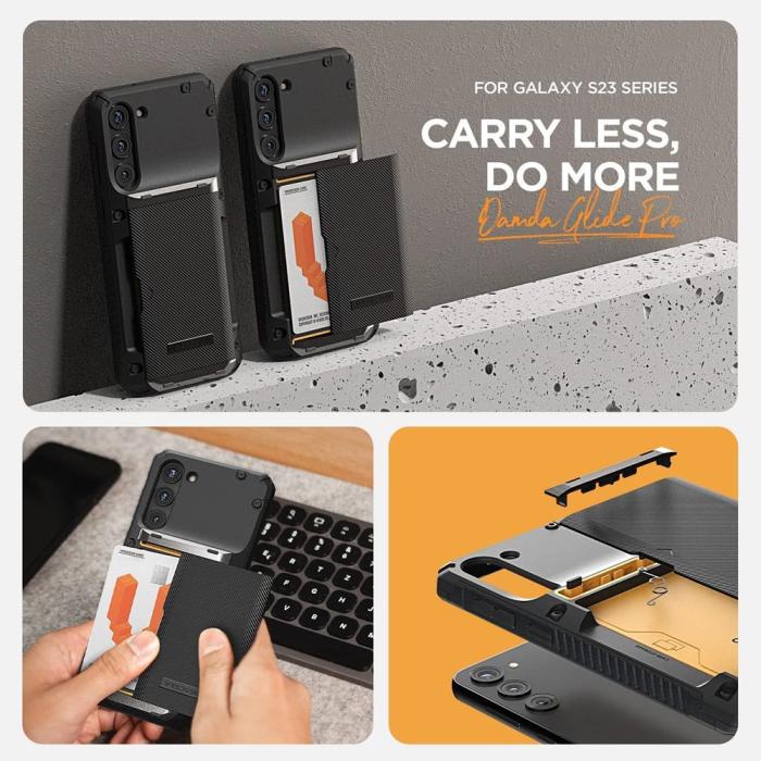 VERUS - VRS DESIGN Damda Glide Pro Skal Galaxy S23 Plus - Svart