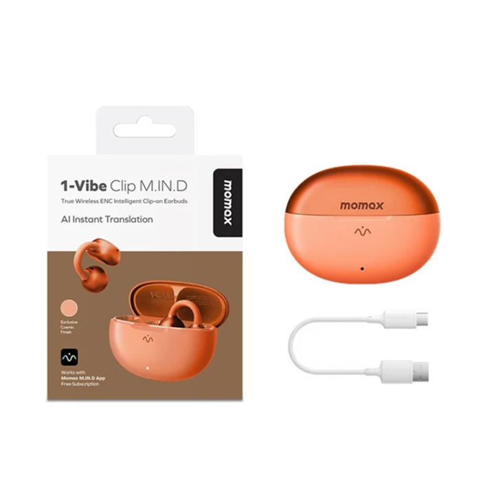 MOMAX - MOMAX Clip-On BT15 1-Vibe Clip M.IN.D IPX4 Trådlös Hörlurar