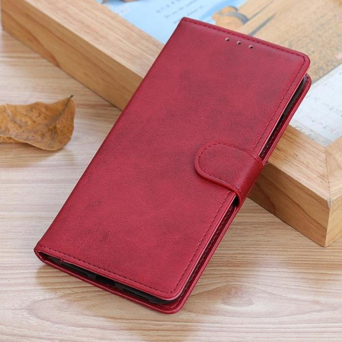 A-One Brand - OnePlus 10T 5G Plånboksfodral Flip Folio - Röd