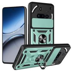 A-One Brand - Nothing Phone (3a) Mobilskal Slide Kamera Kickstand - Grön
